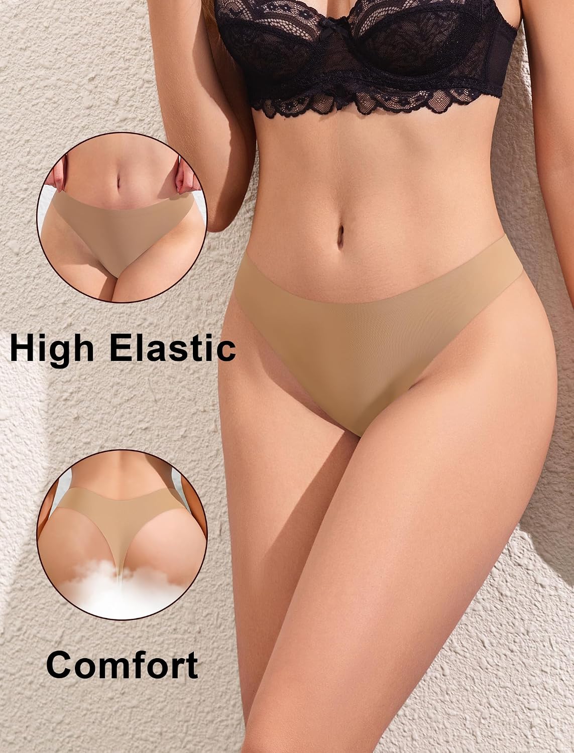 JUYINA Seamless Thong 10-Pack for Women — image 4