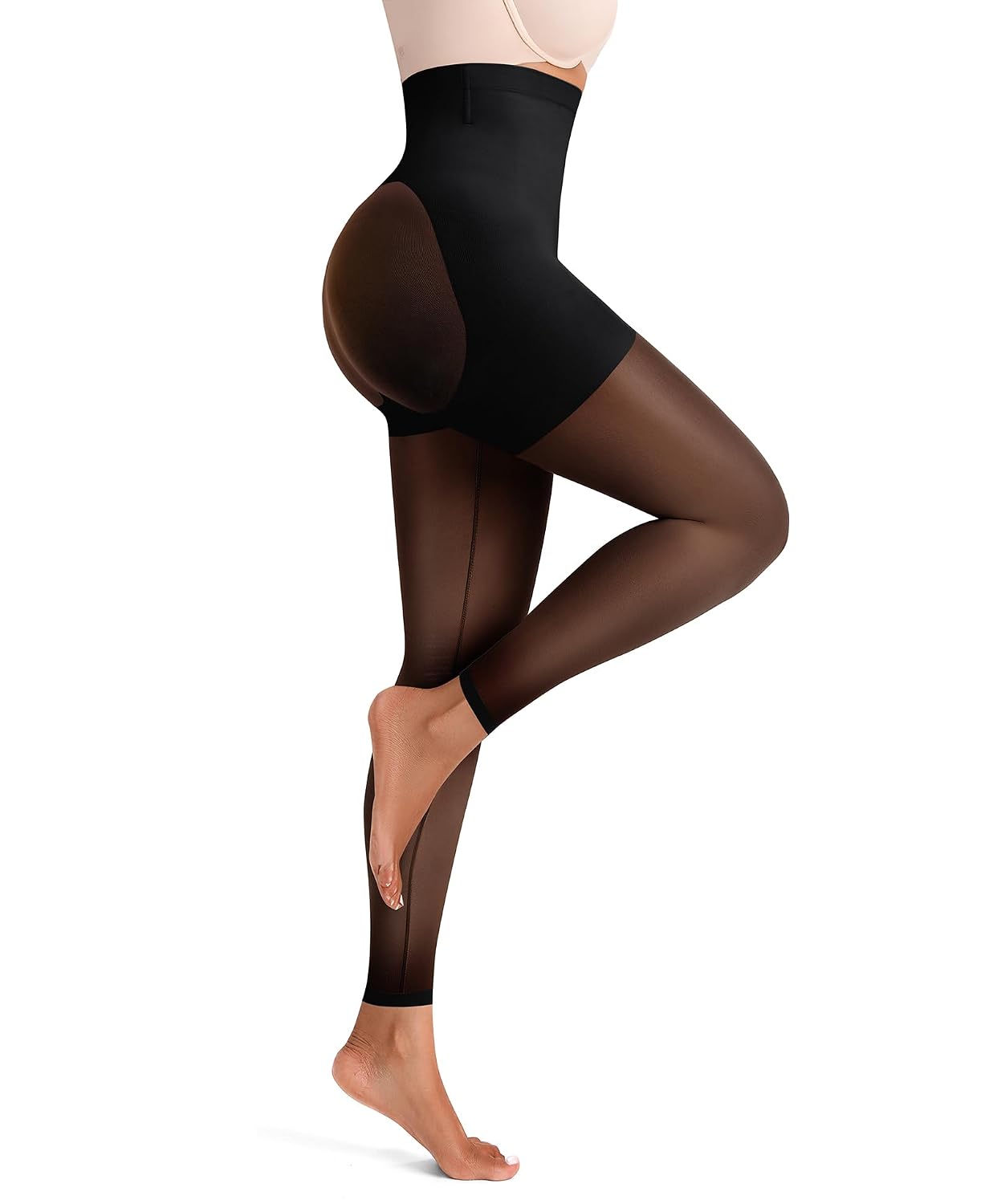 SHAPELLX High Waist Tummy Control Shapewear Tights