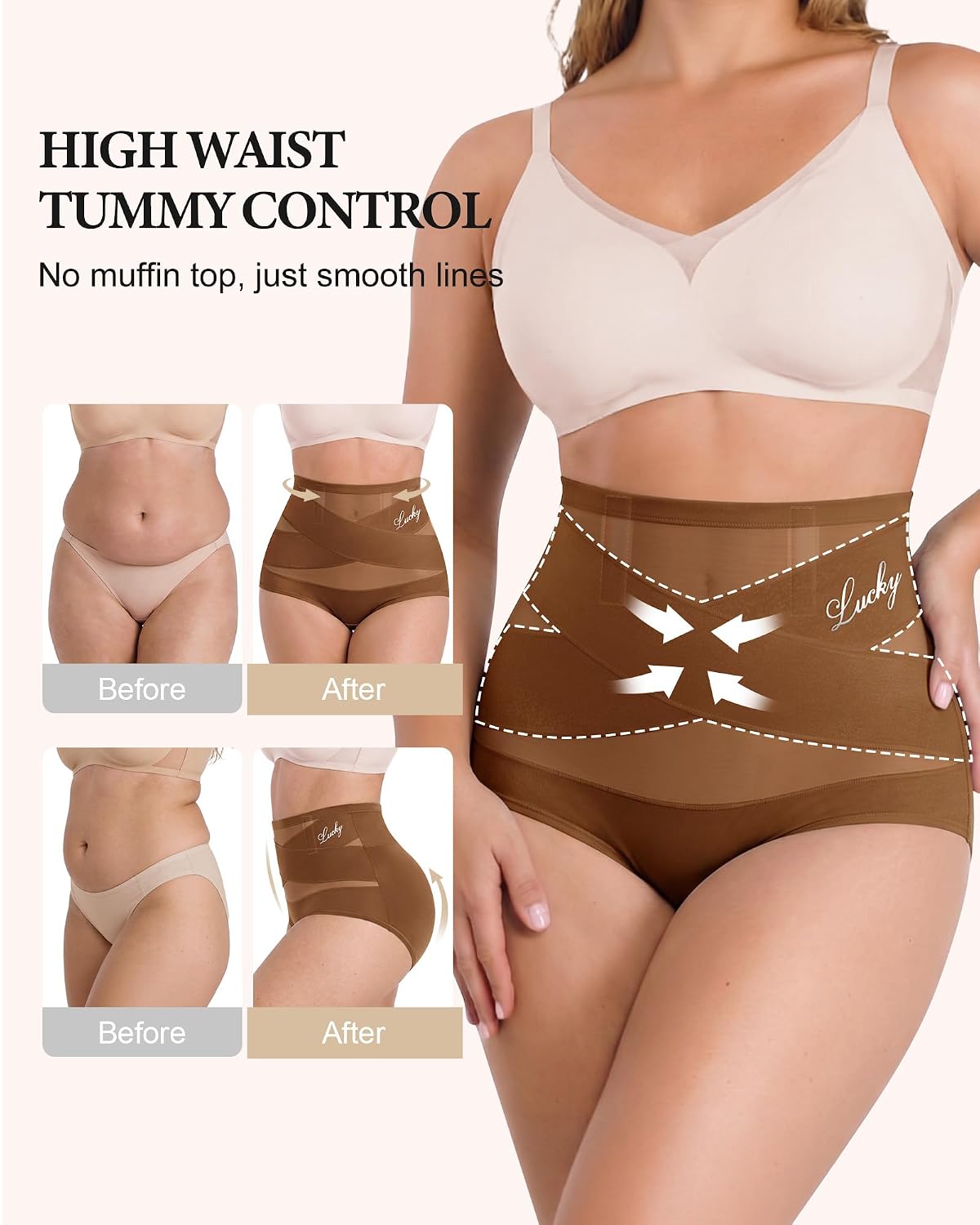 MIOTAN High Waisted Tummy Control Shapewear Pack — image 3