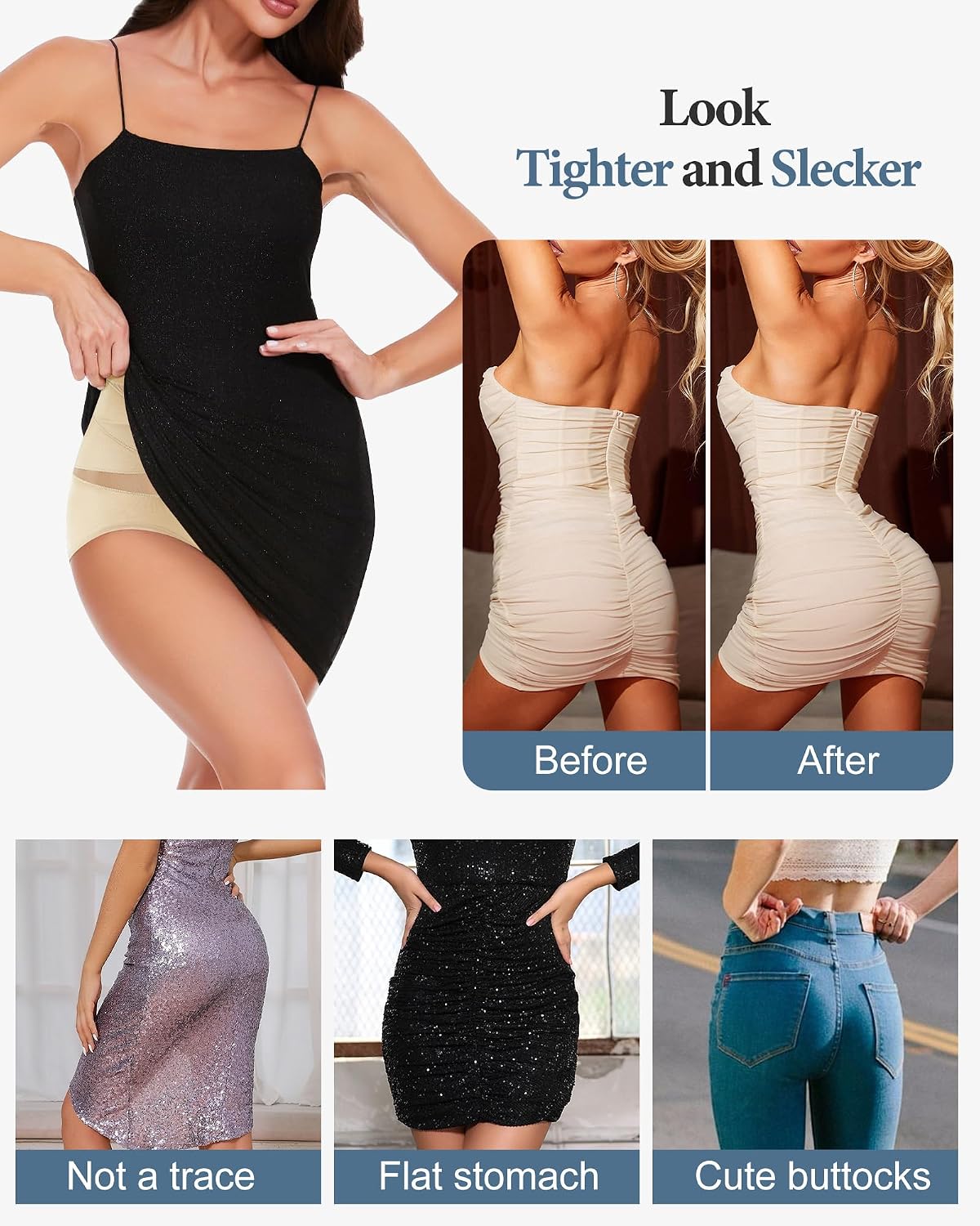MIOTAN High Waisted Tummy Control Shapewear Pack — image 4