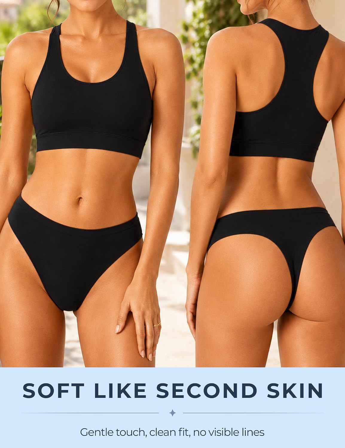 SPANFLEX Seamless No Show Thong for Women — image 2
