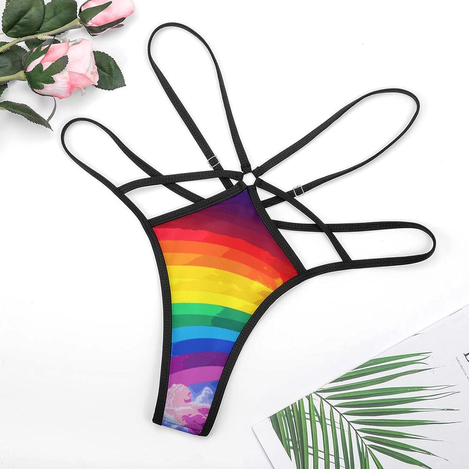 MUSM Women's Rainbow G-String Thong — image 3