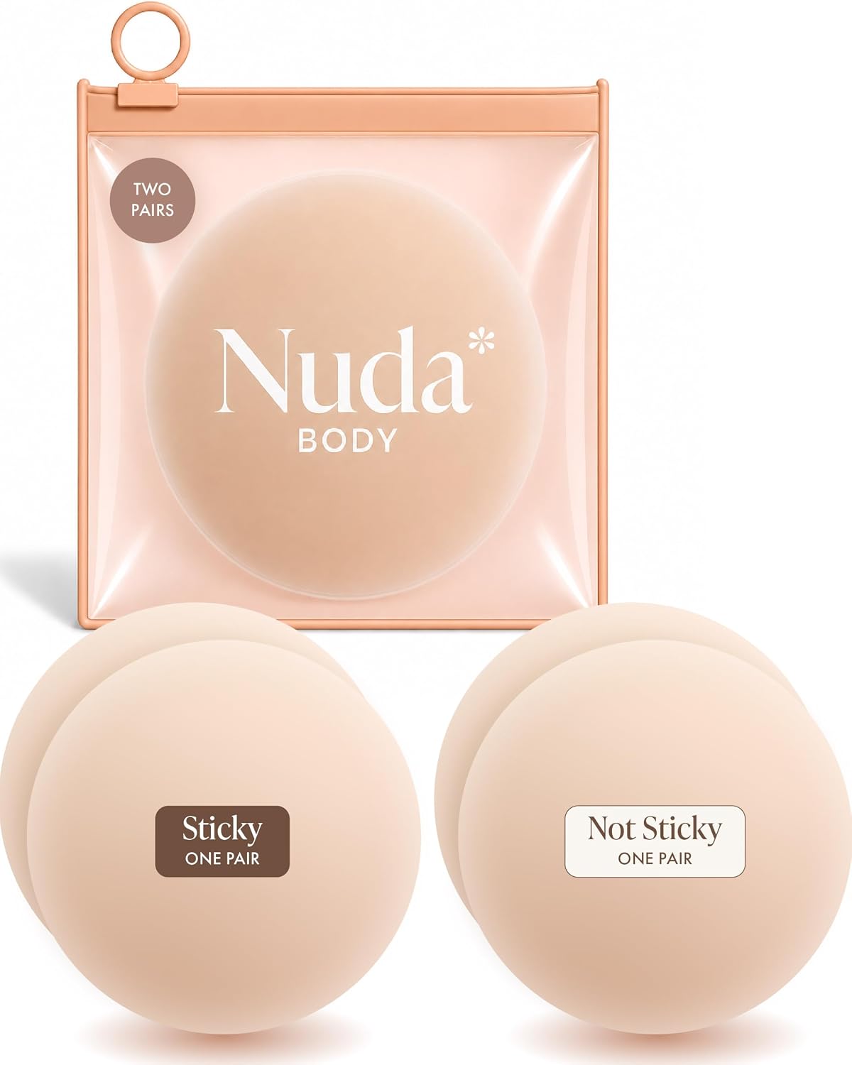 Nuda Body Reusable Silicone Nipple Covers