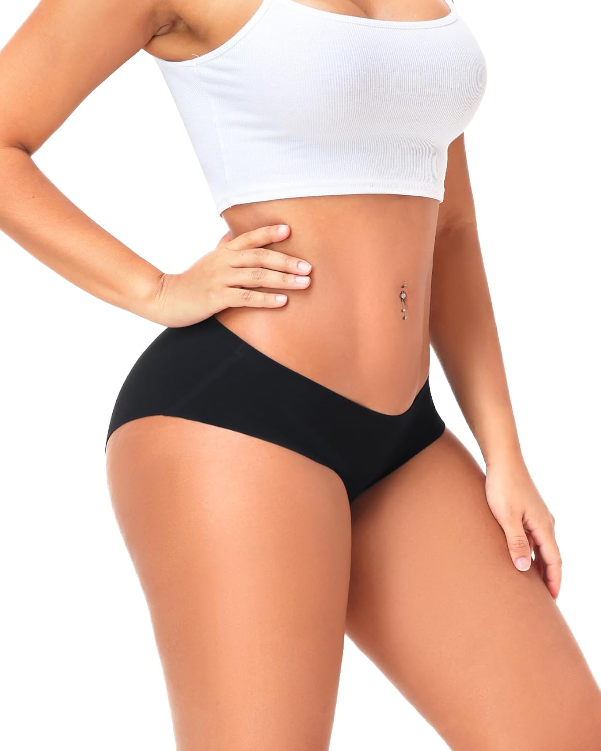 ARMOROSE Cotton Seamless Hipster Panties 5-Pack — image 2