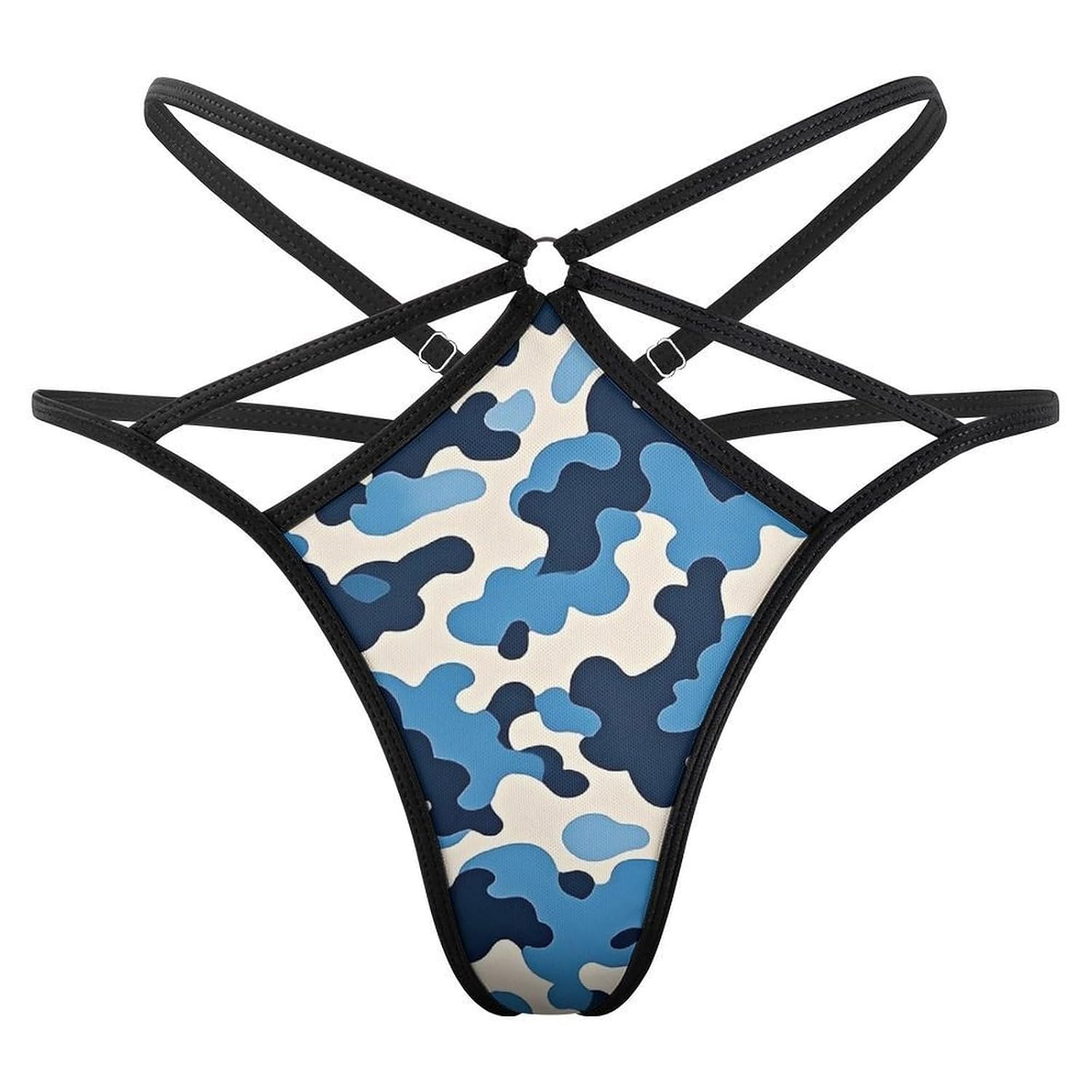 MUSM Women's Stretch T-Back G-String Thong — image 4