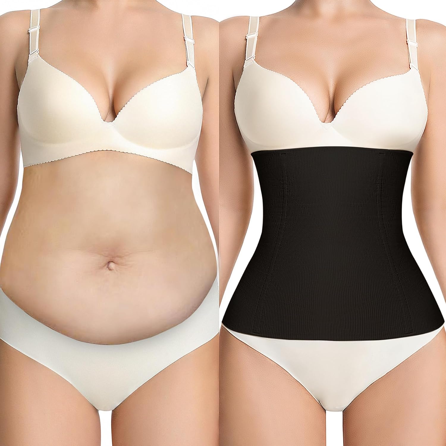 sellto Seamless Waist Trainer with Steel Bones