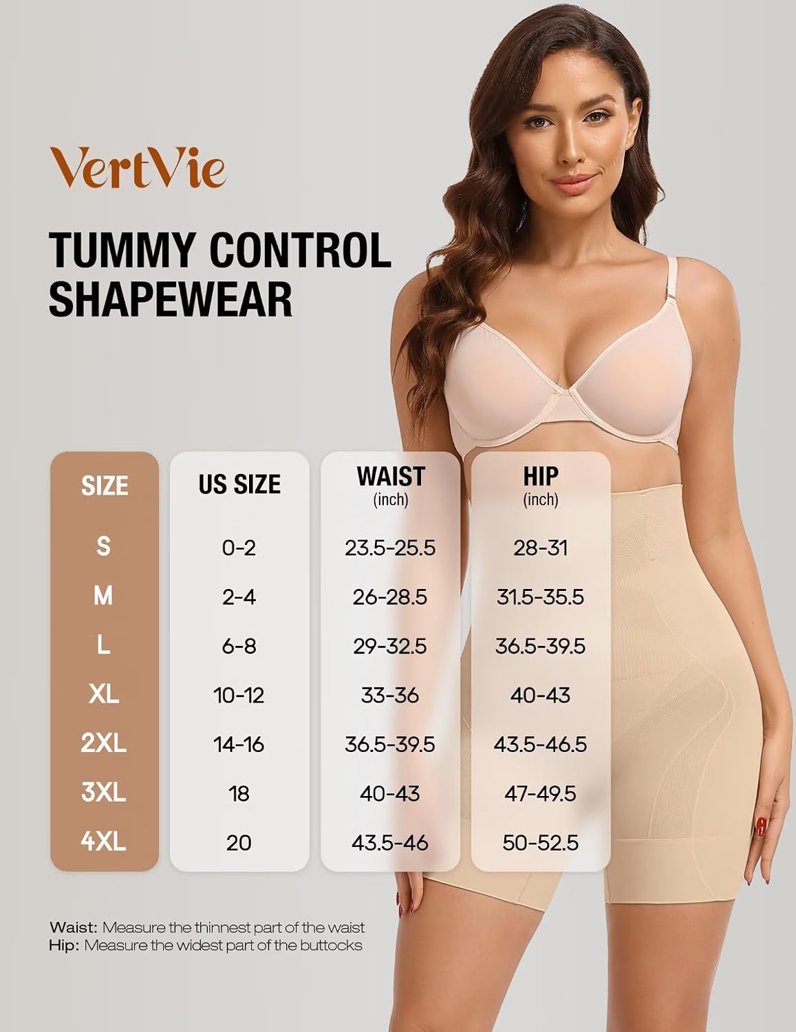 Vertvie High Waisted Tummy Control Shapewear Shorts — image 8