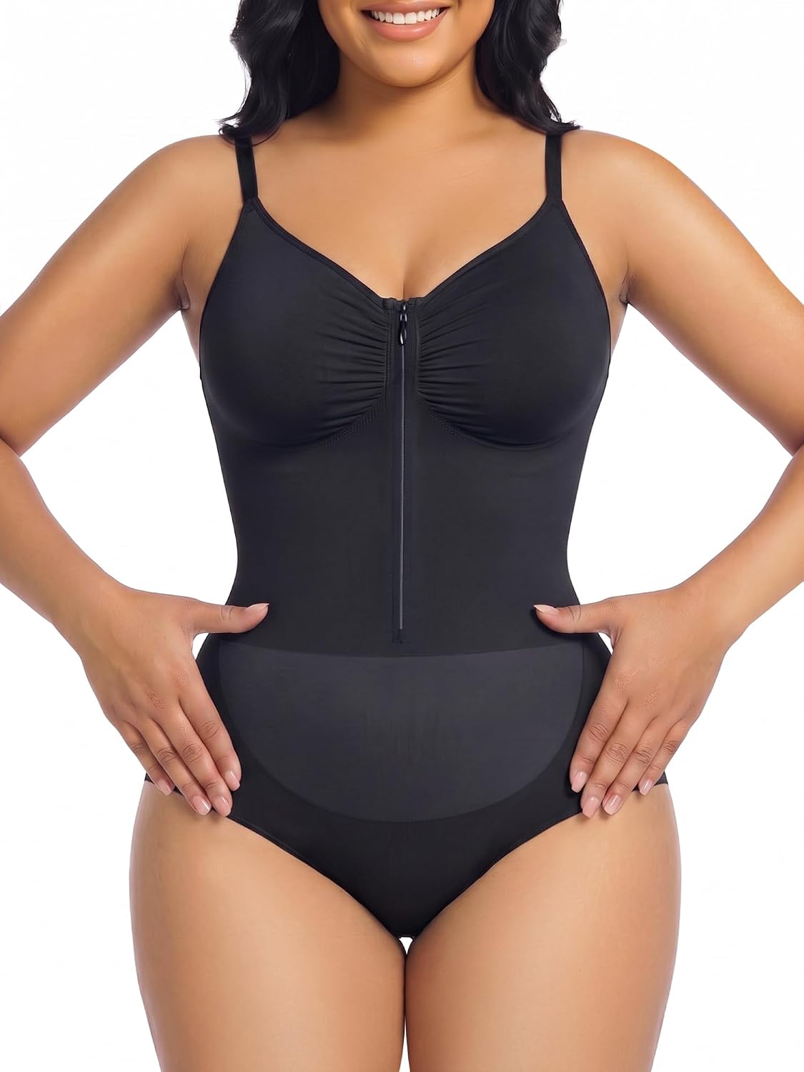 YIANNA Women's Double Tummy Control Bodysuit