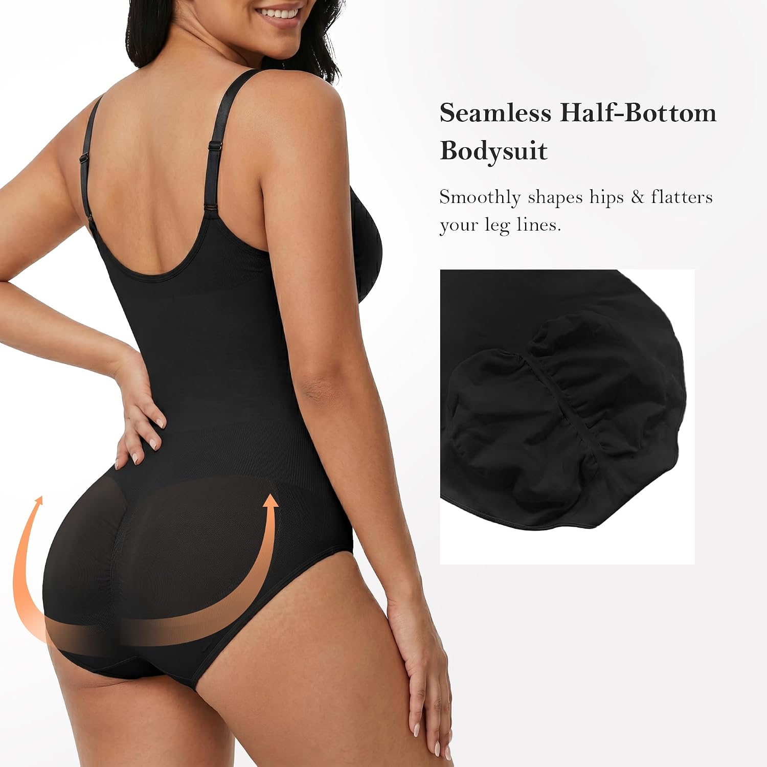 YIANNA Women's Double Tummy Control Bodysuit — image 3