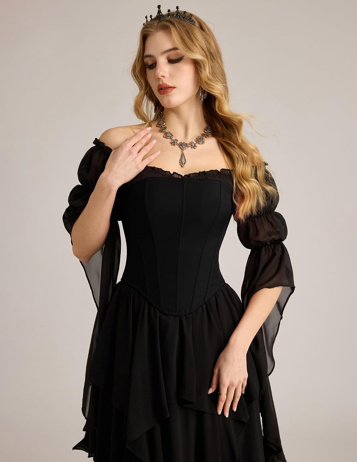 Scarlet Darkness Strapless Corset Bustier — image 3