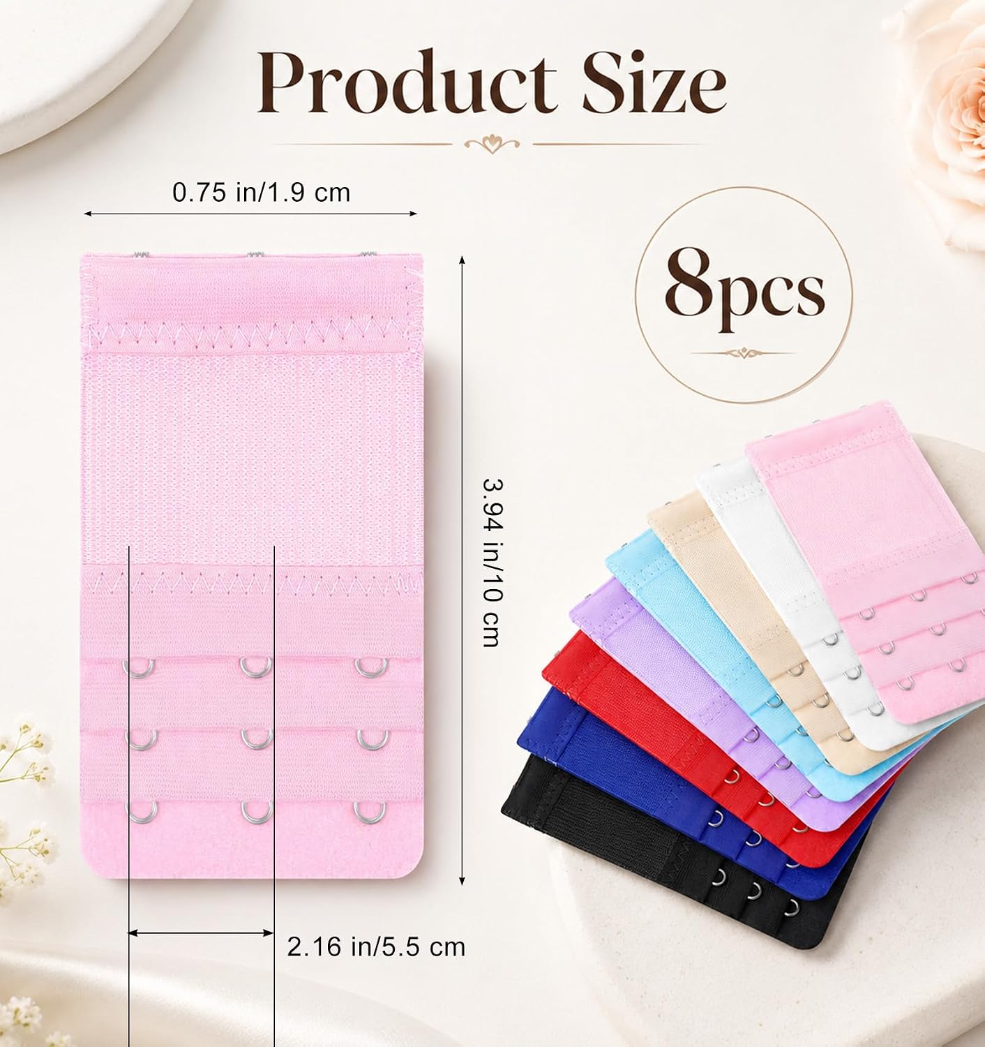 ValueBargain 3 Hook Bra Extenders Set — image 2