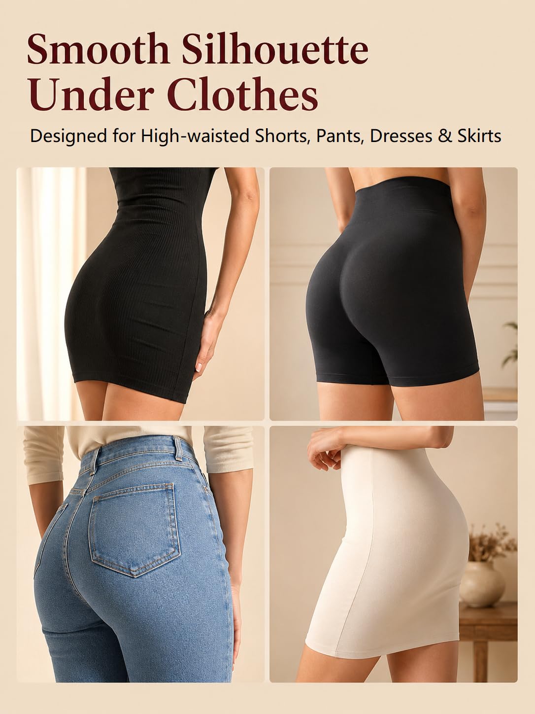 LEVAO High Waisted Tummy Control Thongs — image 4