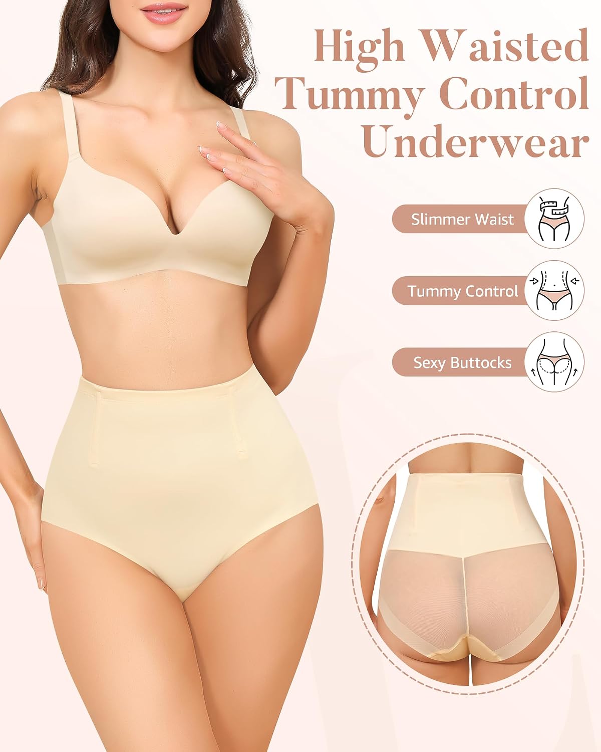 LEVAO High Waisted Tummy Control Shapewear — image 3