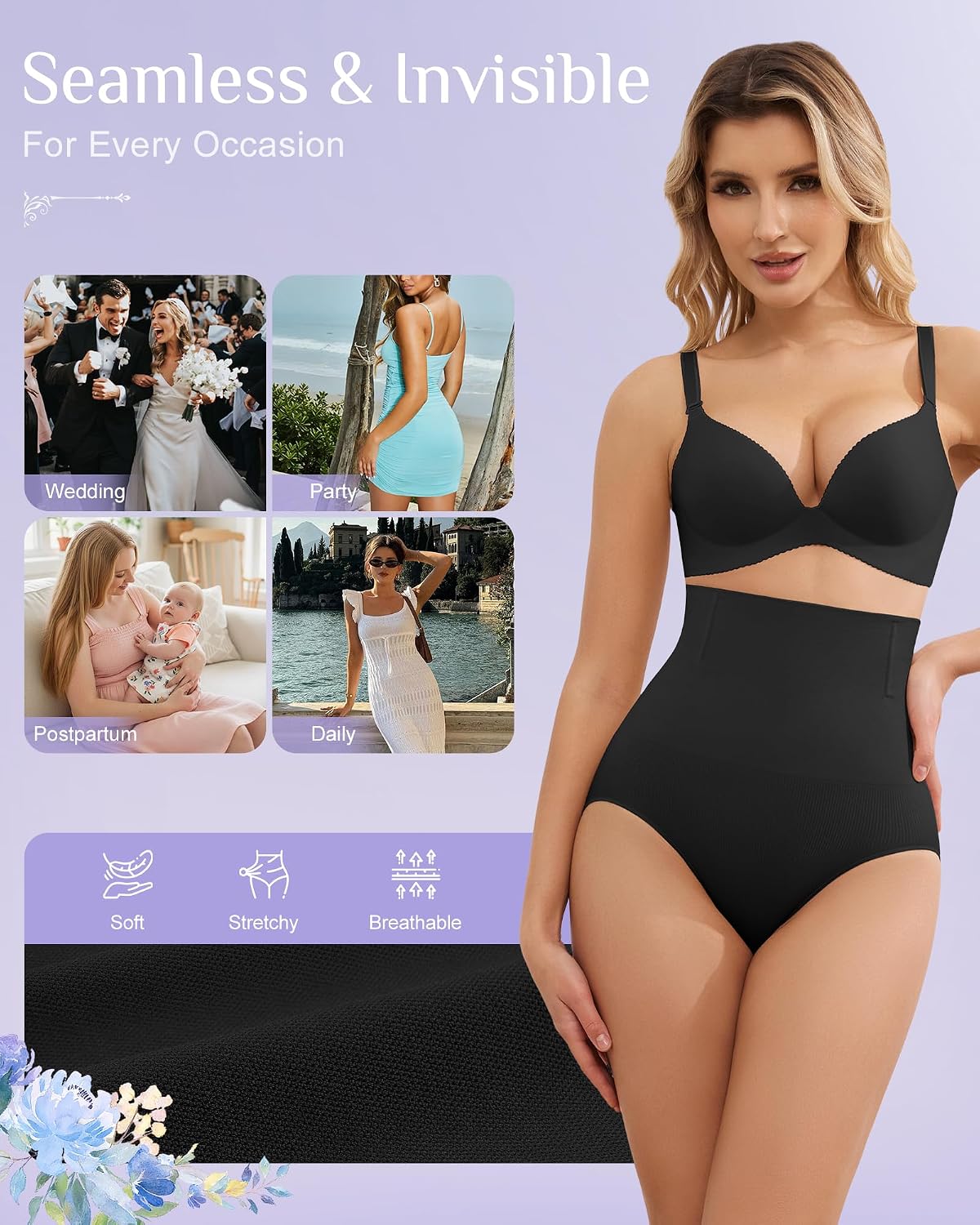 YADIFEN High Waisted Tummy Control Shapewear — image 5